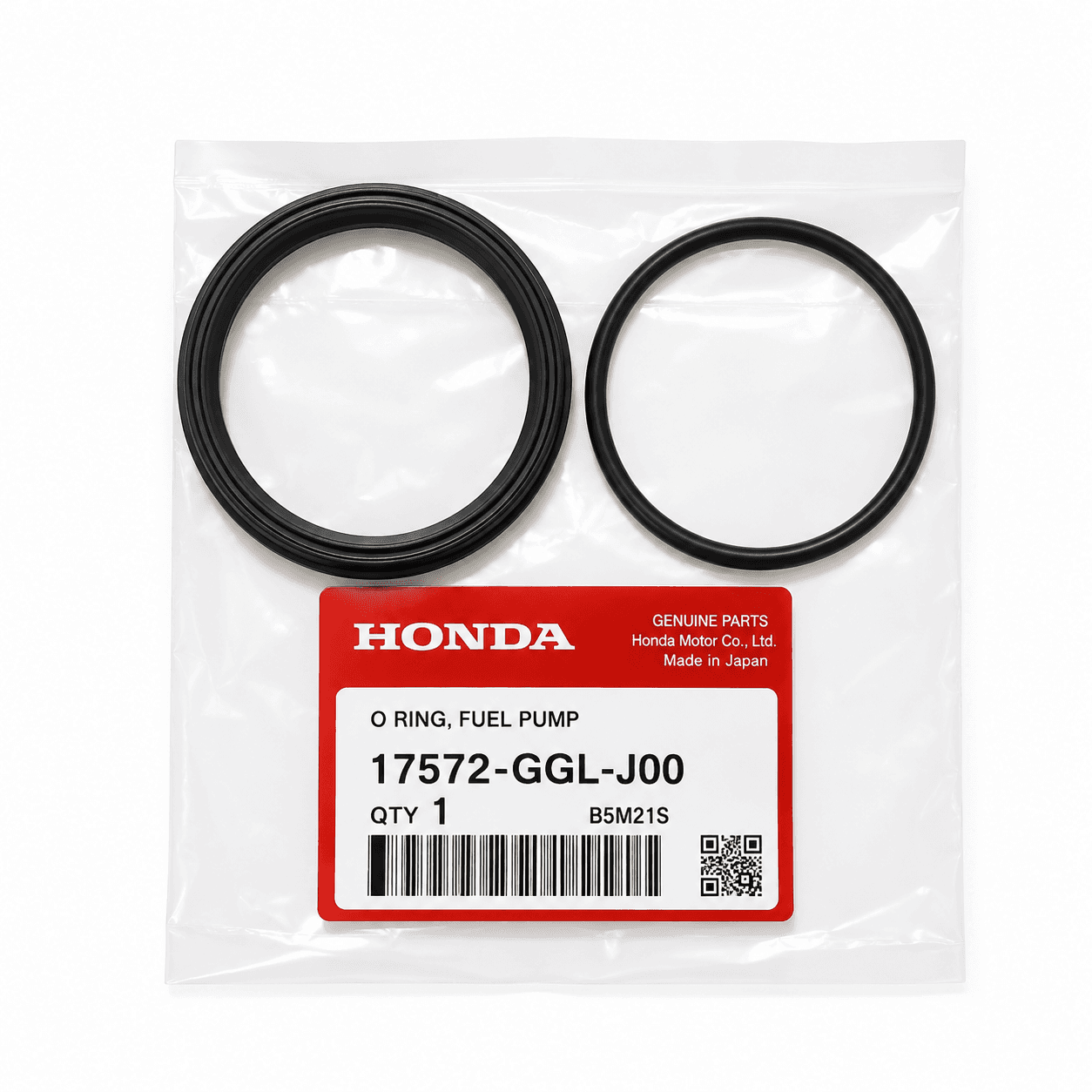 Honda Genuine Parts Fuel Pump O-Ring (17572-GGL-J00)
